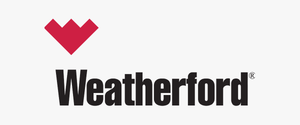 Weatherford logo timeline